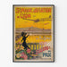 Poster vintage Settimana dell'Aviazione di Lione 1910