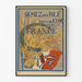 Poster vintage Semina il grano per la Francia