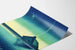 Poster decorativo Sérénol - Casa sul bordo dell'acqua al tramonto