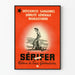 Poster vintage Sérifer carenze sanguigne