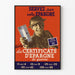 Poster vintage di guerra - Certificati di risparmio e francobolli di risparmio