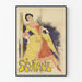 Poster stile Séviane vintage art déco
