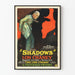 Poster vintage del film Shadows con Lon Chaney