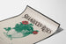 Poster vintage Shamrocks e Rose con ritratto e motivi floreali