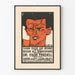 Poster vintage conferenza Egon Friedell 'Shaw oder die Ironie'