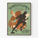 Poster vintage Simplicissimus illustrata Wochen Schrift