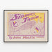 Poster vintage Sinners Twain di John Mackie — quadro incorniciato alla parete