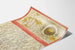 Poster illustrativo botanico e calligrafia classica