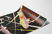 Poster vintage aeronautico Luftens Örnar stile art déco