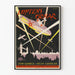 Poster vintage aeronautico Luftens Örnar stile art déco