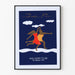 Poster decorativo Smoke Free - Allegro e Libero