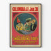 Poster vintage Fiamme Ardenti - Decorazione murale retrò cinema
