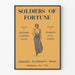 Poster vintage Soldati del Destino di Richard Harding Davis e Charles Dana Gibson