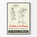 Poster vintage 'Something in the Stocking' per decorazione da parete