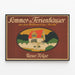 Poster vintage casa vacanze Sommer und Ferienhäuser — quadro incorniciato alla parete