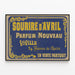 Poster vintage Sorriso di Aprile Nuovo Profumo Viville — quadro incorniciato alla parete