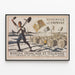 Poster vintage Iscriviti al prestito della Banca Francese e Italiana — quadro incorniciato alla parete