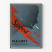Poster pubblicitario vintage Speed Mixed Cigarett 40 Ore