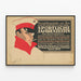 Poster vintage esposizione sportiva Berlino 1914 — quadro incorniciato alla parete