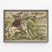 Poster vintage St Georg Veilchen Parfumerie — quadro incorniciato alla parete