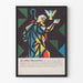 Poster decorativo Saint Jean-Baptiste stile geometrico moderno