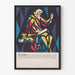 Poster decorativo St Luke con design geometrico