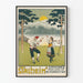 Poster vintage di ballerini tradizionali di Stalheim