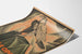 Poster vintage patriottico con aquila su pietra