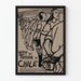 Poster Stop the Terror in Cile - Poster impegnato in bianco e nero