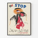 Poster vintage Sicurezza sul lavoro - Protezione degli occhi