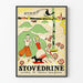 Poster vintage Stovétrine decorazione campagna e natura