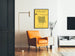 Poster decorativo Yak giallo - Bestie strane del mondo