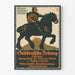 Poster pubblicitario vintage Süddeutsche Zeitung Stuttgart