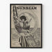 Poster vintage Sunbeam La danza affascinante con parole
