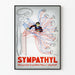 Poster vintage medico del sistema neurovegetativo Sympathyl