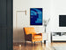 Poster grafico cervello e neurocognizione per decorazione murale