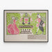 Poster vintage Teatro delle Marionette Teatr Kukiełek — quadro incorniciato alla parete
