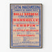 Poster vintage teatro Teatro Modernissimo - Compagnia Balli Svedesi 1923