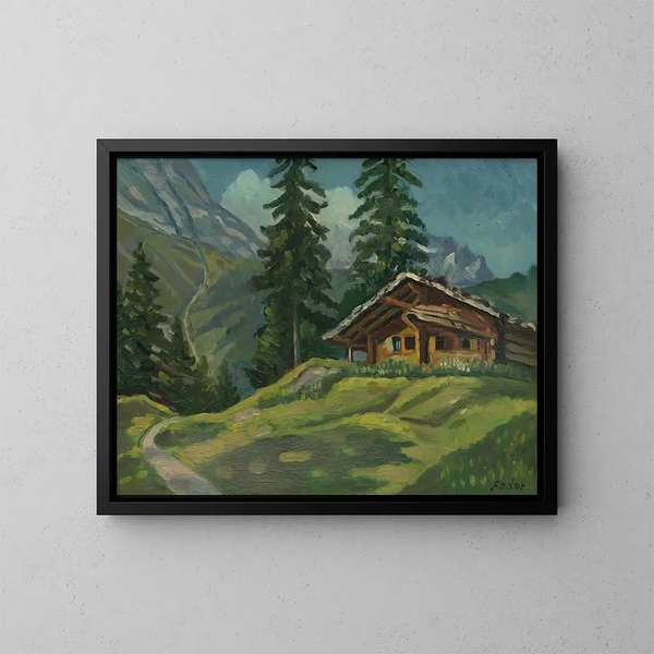 Paesaggio dei Tatras - Stefan Fodor — quadro incorniciato alla parete