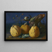 Nature morte con zucche e cetrioli - Stefan Michal Vrš Izbighy — quadro incorniciato alla parete