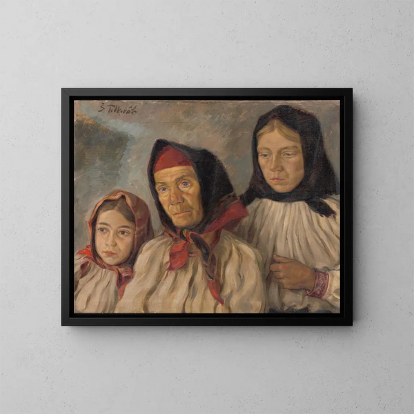 Ascolto del sermone - Stefan Polkorb — quadro incorniciato alla parete