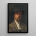 Autoportrait à un jeune âge - Stefan Polkorb — quadro incorniciato alla parete