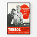 Poster vintage rétro médical Tensol Ipertensione femminile