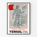 Poster vintage medico delle arterie sclerosiche TENSOL