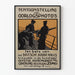 Poster esposizione fotografie di guerra - stile vintage