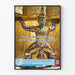 Poster decorativo thailandese statua colorata