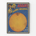 Poster Vintage The Abbins Globe Infernal Moto Monet & Coyon