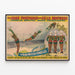 Poster vintage circo Adam Forepaugh e Sells Brothers - Ginnastica acrobatici — quadro incorniciato alla parete