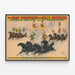 Poster vintage di spettacolo equestre Adam Forepaugh e Sells Brothers — quadro incorniciato alla parete