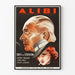 Poster vintage film poliziesco francese Alibi